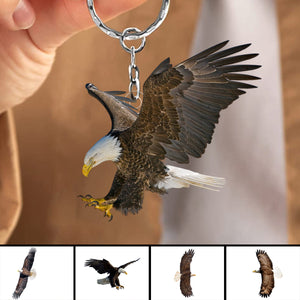 Eagle Keychain-Perfect Gift for Eagle Lover