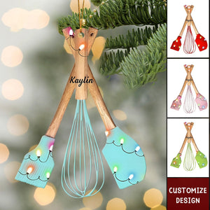 2024 New Release Personalized Kitchen Tool Christmas Ornament,Christmas Gift For Baking Lover