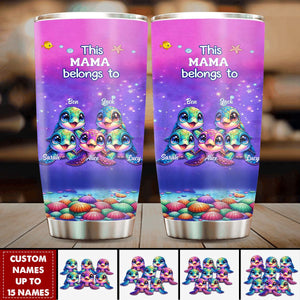 This Grandma belongs to Colorful Turtle Personalized Tumbler