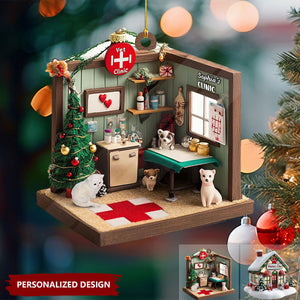 Personalized Veterinarian Clinic Christma Ornament-Gifts For Veterinarian-2024 New Release