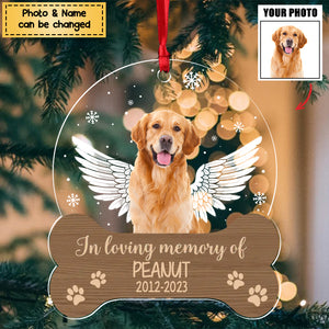 In Loving Memory Christmas Gift - Personalized Memorial Ornament - Gift For Pet lovers, Family