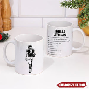 Personalized American Football Mug - Gift For American Football Lover