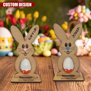 Personalised Bunny Easter Creme Egg Holder, Gifts For Kids