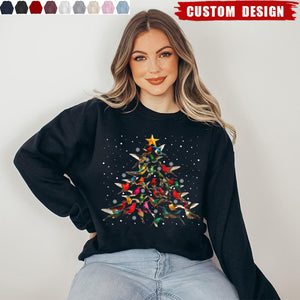 Hummingbirds Tree Sweatshirt  - Gift For Bird Lovers