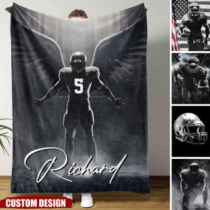 Personalized American Football Blanket - Gift For  Football Lovers