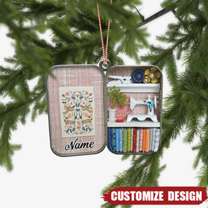 2024 New Release - Personalized Sewing Box Christmas Ornament