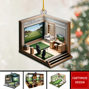 Personalized Indoor Golf Ornament-Gifts For Golf Lover-2024 New Release