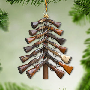 Hunting Christmas Tree Ornament-Gift For Hunters-2024 New Release