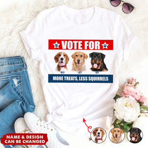 Vote For My Furry Best Friend - Personalized T-shirt