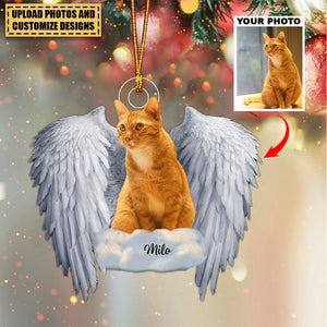 You Are My Angel - Personalized Custom Photo Mica Ornament - Memorial, Christmas Gift For Pet Lover, Pet Owner