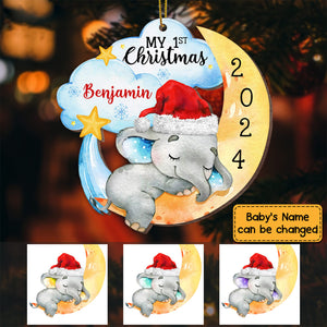 2024 New Release - Elephant Baby First Christmas Ornament