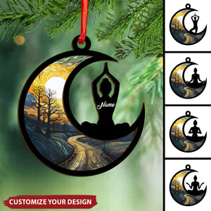 Personalized Yoga Christmas Ornament,Gifts For Yoga Lover - 2024 New Release