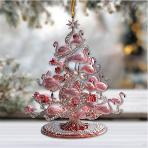 Flamingo Christmas Tree Ornament - 2024 New Release