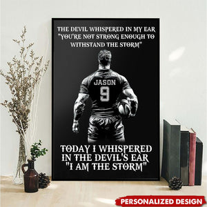 Personalized Funny Rugby Boy Poster-Gifts For Rugby Boy