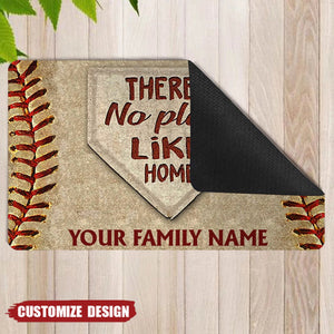 Perfect Personalized Baseball Doormat - Perfect Gift For Baseball Players