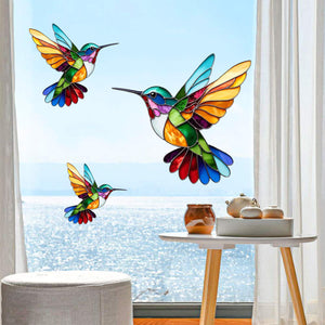 Colorful Hummingbird Decal-Gift For Bird Lovers