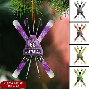 Personalized Skiing Christmas Ornament-Gifts For Skiing Lovers-2024 New Release