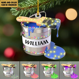 Personalized Painter Christmas Ornament Gift for Artists - 2024 New Release