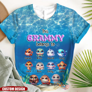 Gift For Grandma This Grandma Belongs To All-over 3D T-Shirt