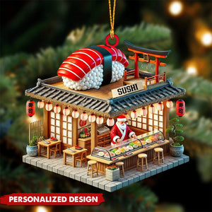 Personalized Sushi Shop Ornament-Gift for Sushi Lovers-2024 New Release