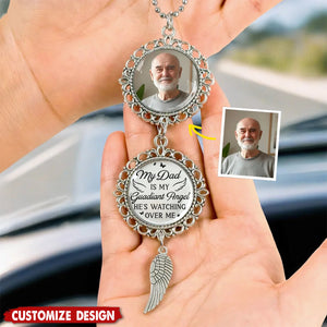 Personalized Photo Your Love Lights My Way Until We Meet Again Metal Car Ornament