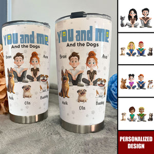 You And Me For Pet Parents-Personalized Tumbler Cup