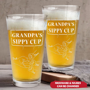 Daddy's Sippy Cup - Personalized Beer Glass