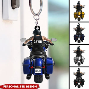 Personalized Motorcycle Keychain-Gift For Motorcycle Lover-2024 New Release