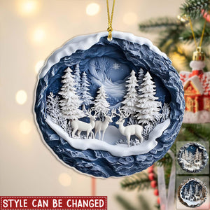 2024 New Release-Deer Christmas Ornament-Gift for Deer Lover