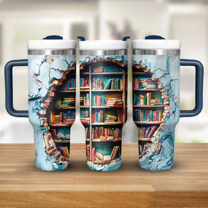 Portal to Knowledge - Tumbler with Handle