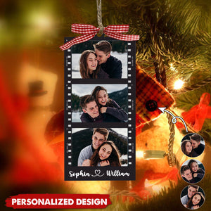 Personalized Photo Strip Ornament-Gift For Couple-2024 New Release