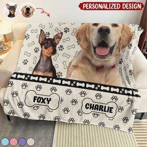 Life Is Better With Dogs-Personalized Photo Blanket