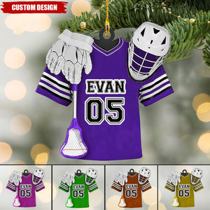 Personalized Lacrosse Christmas Ornament Gift For Lacrosse Lovers - 2024 New Release