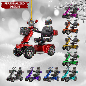 Personalized Electric Bicycle Scooter Christmas Ornaments-Gifts For Bicycler-2024 New Release