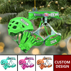 Personalized Rock Climbing Christmas Ornament, Gift For Climbing Lovers-2024 New Release