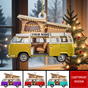 Personalized Camping Car Christmas Ornament-2024 New Release