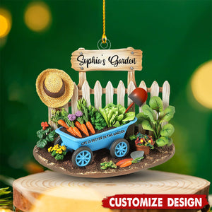 Personalized Garden Tools Christmas Ornament Gift For Gardener Lover-2024 New Release