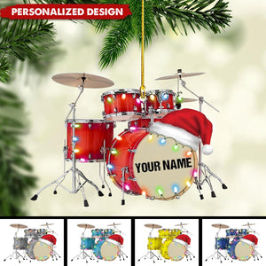 2024 New Release Personalized Drum Christmas Ornament-Gift For Drum Lovers