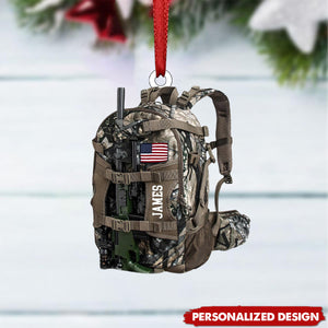 Personalized Hunting Backpack Ornament-Gift For Hunting Lovers-2024 New Release