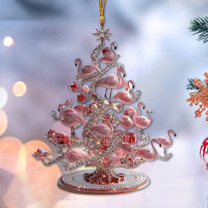 Flamingo Christmas Tree Ornament - 2024 New Release