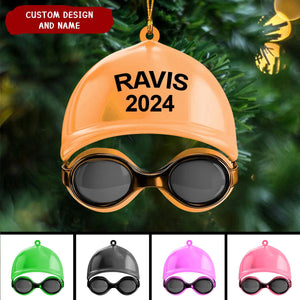 Personalized Swimming Christmas Ornament-Gifts For Swimming Lovers-2024 New Release