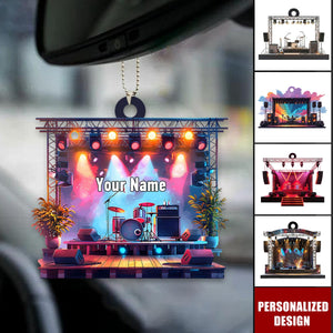 Personalized Music festivals/Concert Car Ornament-Gift For Music Lovers