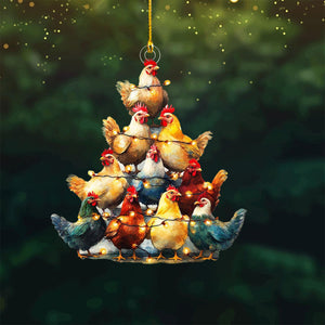 2024 New Release-Chicken Christmas Ornament-Gift for Chicken Lover