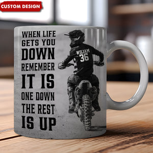 Personalized Motocross Mug- Gift For Racing Lovers