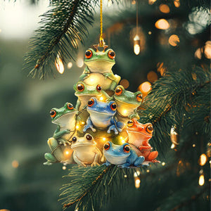 Frog Christmas Ornament-Gift for Animal Lover-2024 New Release