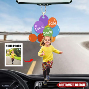 Drive Safe Hooman - Personalized Car Photo Ornament