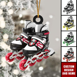 Personalized Roller Skate Christmas Ornament - Gift For Roller Skate Lovers-2024 New Release