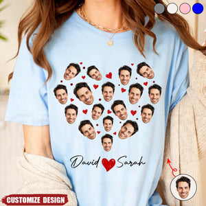 Funny Lover Face - Personalized Photo Shirt