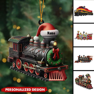 Personalized RailRoader Train Christmas Ornament-Gift For Train Lover Railway workers-2024 New Release