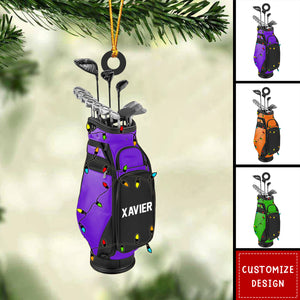 Personalized Golf Backpacks Christmas Ornament Gift For Golf Lovers - 2024 New Release